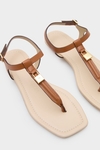Caprichosa y Consentida leather flat sandals