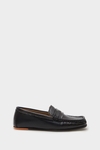 Leather loafers