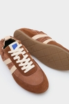 Cubo PG leather canvas ruched sneakers