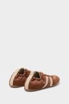 Cubo PG leather canvas ruched sneakers