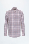 Multi-check twill shirt