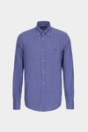 Gingham textured check shirt