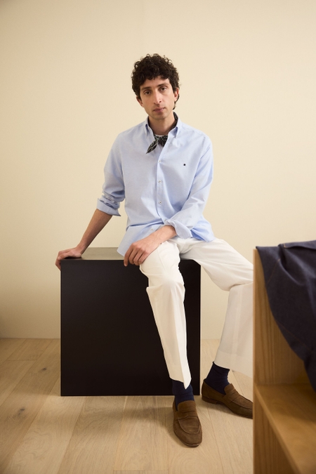 COTTON LINEN SHIRT