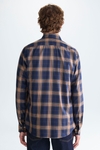 Chequered twill shirt