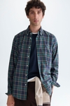 Chequered twill shirt
