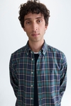 Chequered twill shirt