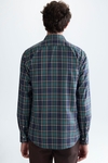Chequered twill shirt