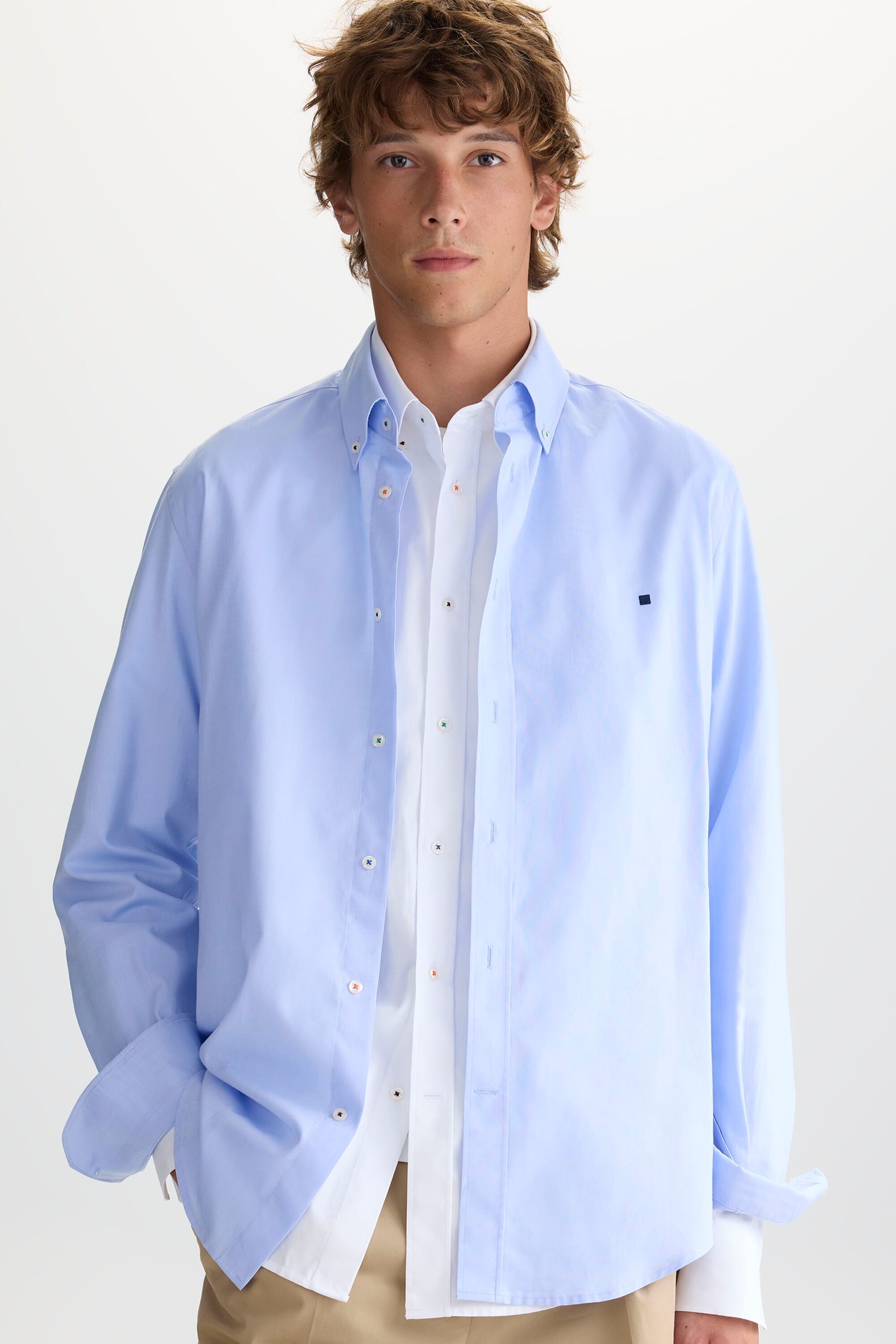 Camisa Oxford - AZUL CELESTE