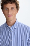 Candy stripe poplin shirt