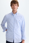 Candy stripe poplin shirt