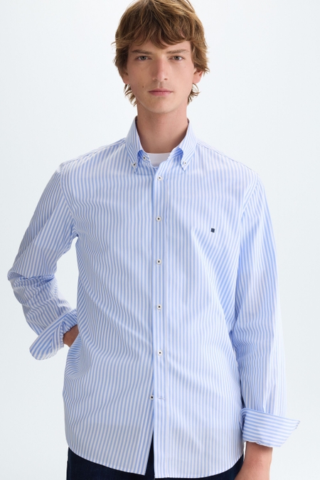 CANDY STRIPE POPLIN SHIRT