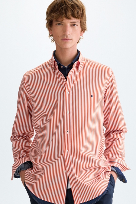 CANDY STRIPE POPLIN SHIRT