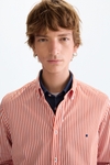 Candy stripe poplin shirt
