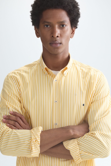 CAMISA POPELÍN RAYA CANDELA