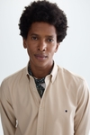 Washed twill shirt
