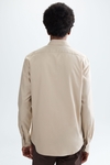 Washed twill shirt