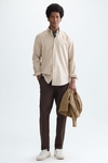 Washed twill shirt