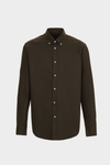 Washed twill shirt