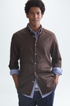 Washed twill shirt