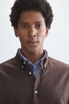 Washed twill shirt