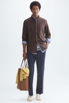 Washed twill shirt