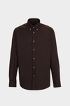 Washed twill shirt