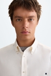 Washed twill shirt
