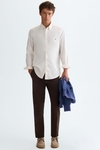 Washed twill shirt