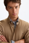 Washed twill shirt