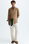 Washed twill shirt