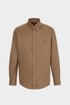 Washed twill shirt