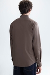 Washed twill shirt