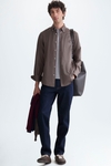 Washed twill shirt