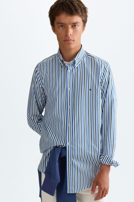 CANDY STRIPE POPLIN SHIRT