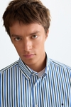 Candy stripe poplin shirt