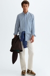 Candy stripe poplin shirt