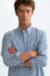 Candy stripe poplin shirt