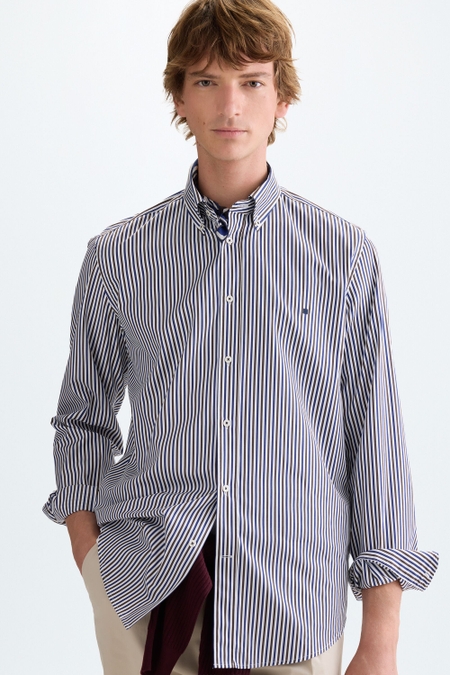 CANDY STRIPE POPLIN SHIRT