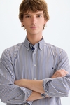 Candy stripe poplin shirt