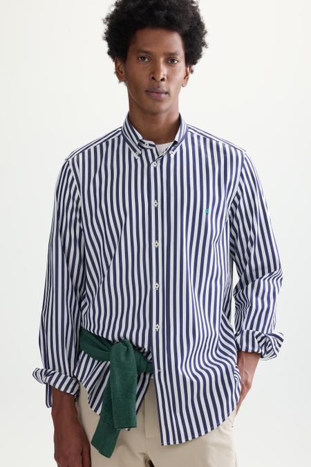CANDY STRIPE POPLIN SHIRT