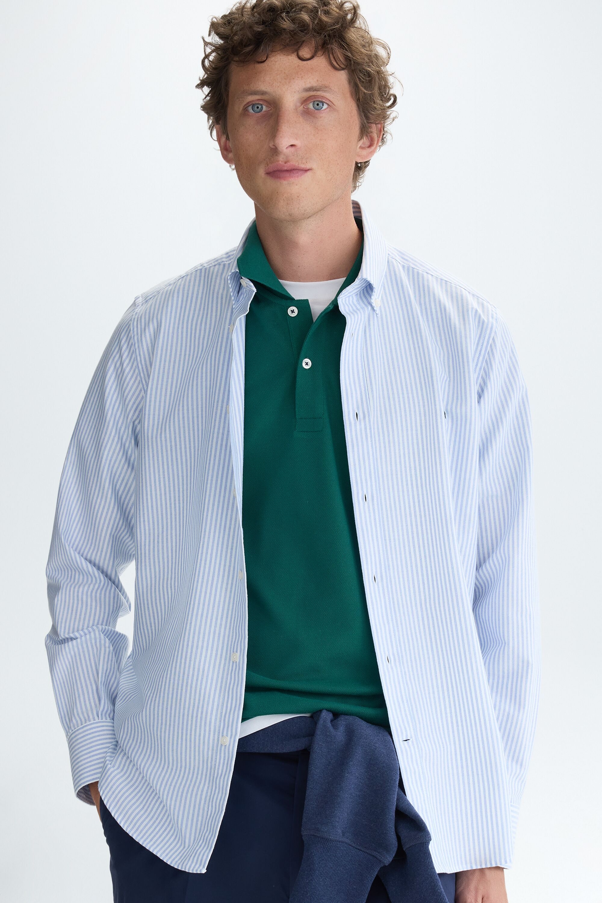 Pinstripe Oxford shirt
