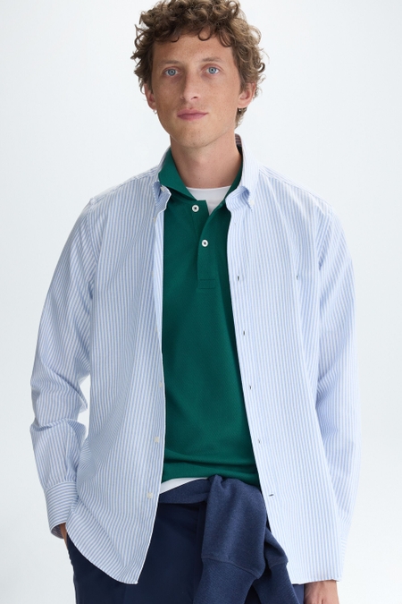 PINSTRIPE OXFORD SHIRT