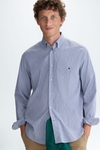 Stripe poplin shirt