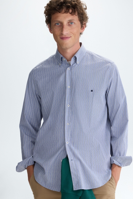 STRIPE POPLIN SHIRT