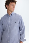 Stripe poplin shirt