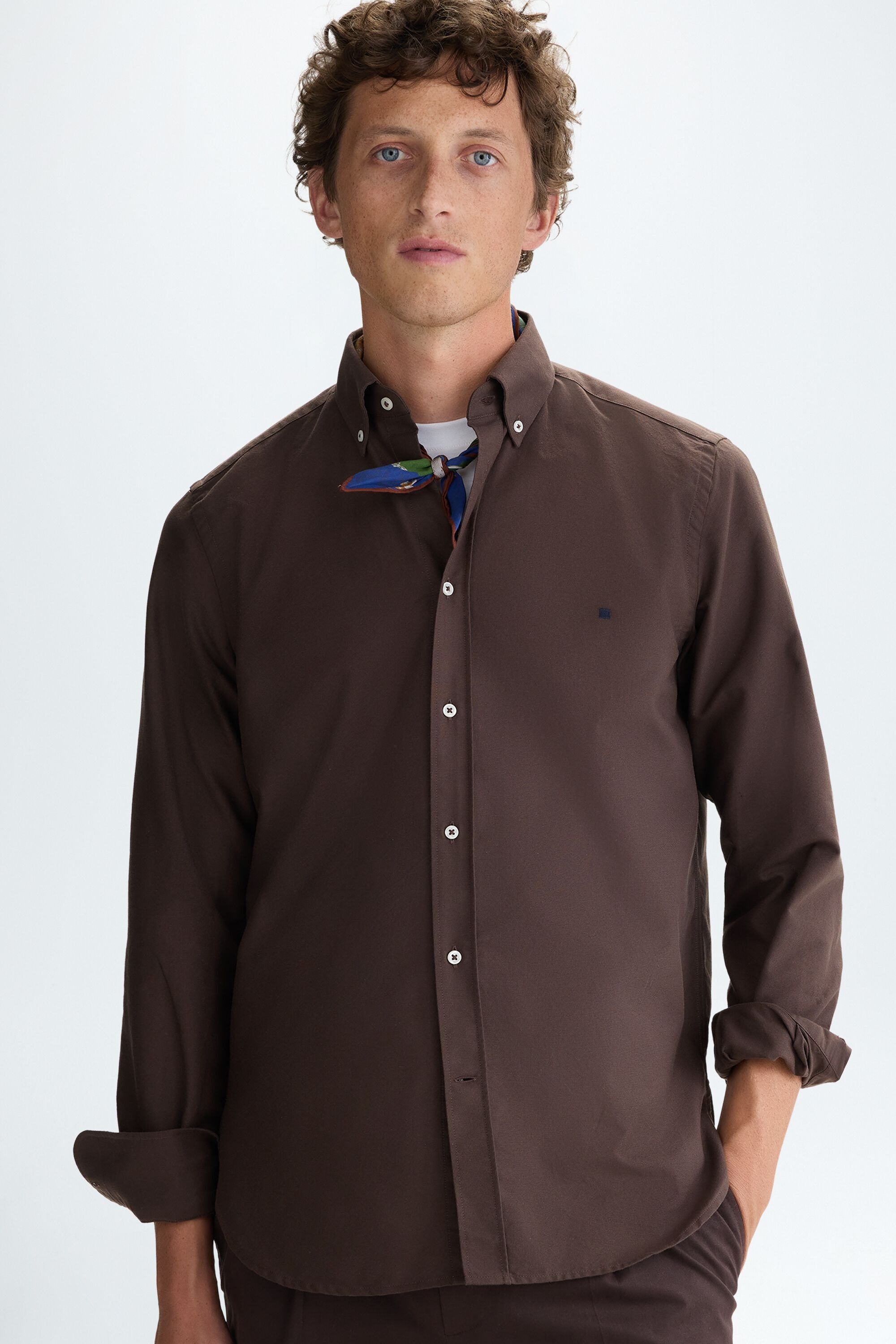 Camisa Oxford - BROWN