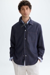 Cotton denim overshirt