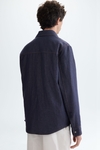 Cotton denim overshirt