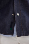 Cotton denim overshirt