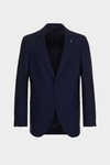Chaqueta de traje classic fit fresco de lana